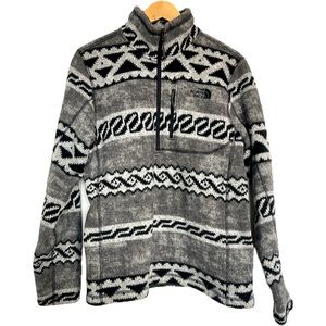 The North Face Novelty Gordon Lyons Men’s Fleece 1/4 Zip Aztec Sweater; Sm
